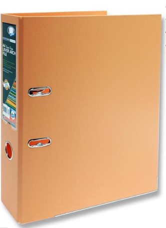 Lever Arch File A4  Pastel Orange